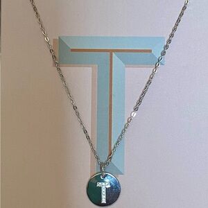 Initial “T” Necklace